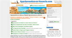 Desktop Screenshot of apartamentos-en-venecia.com